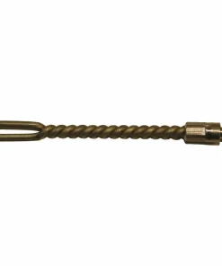 Grey Oak Slotted Tips For Patches Brass