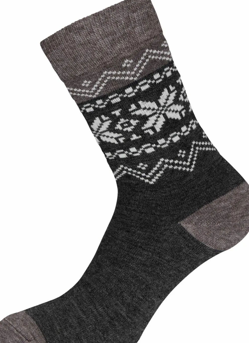 Gridarmor Heritage Merino Socks Mid Grey Melange Hot