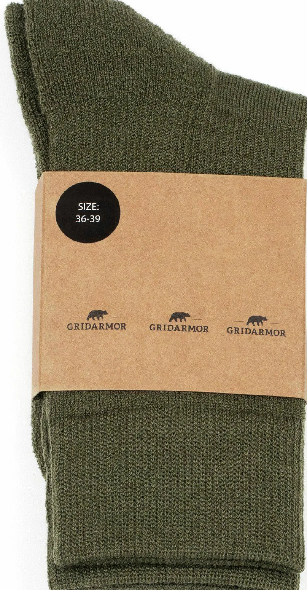 Gridarmor Hiking Wool Sock G2 Winter Moss New