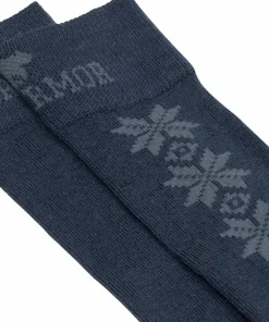 Gridarmor Kids' Alpin Merino Ski Sokk Jr Blue/Grey