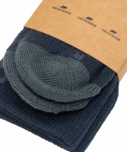 Gridarmor Kids' Alpin Merino Ski Sokk Jr Blue/Grey