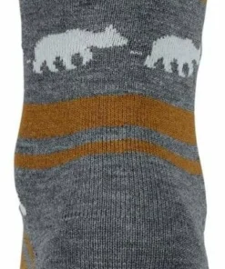 Online Striped Bear Merino Socks Herrstrumpor