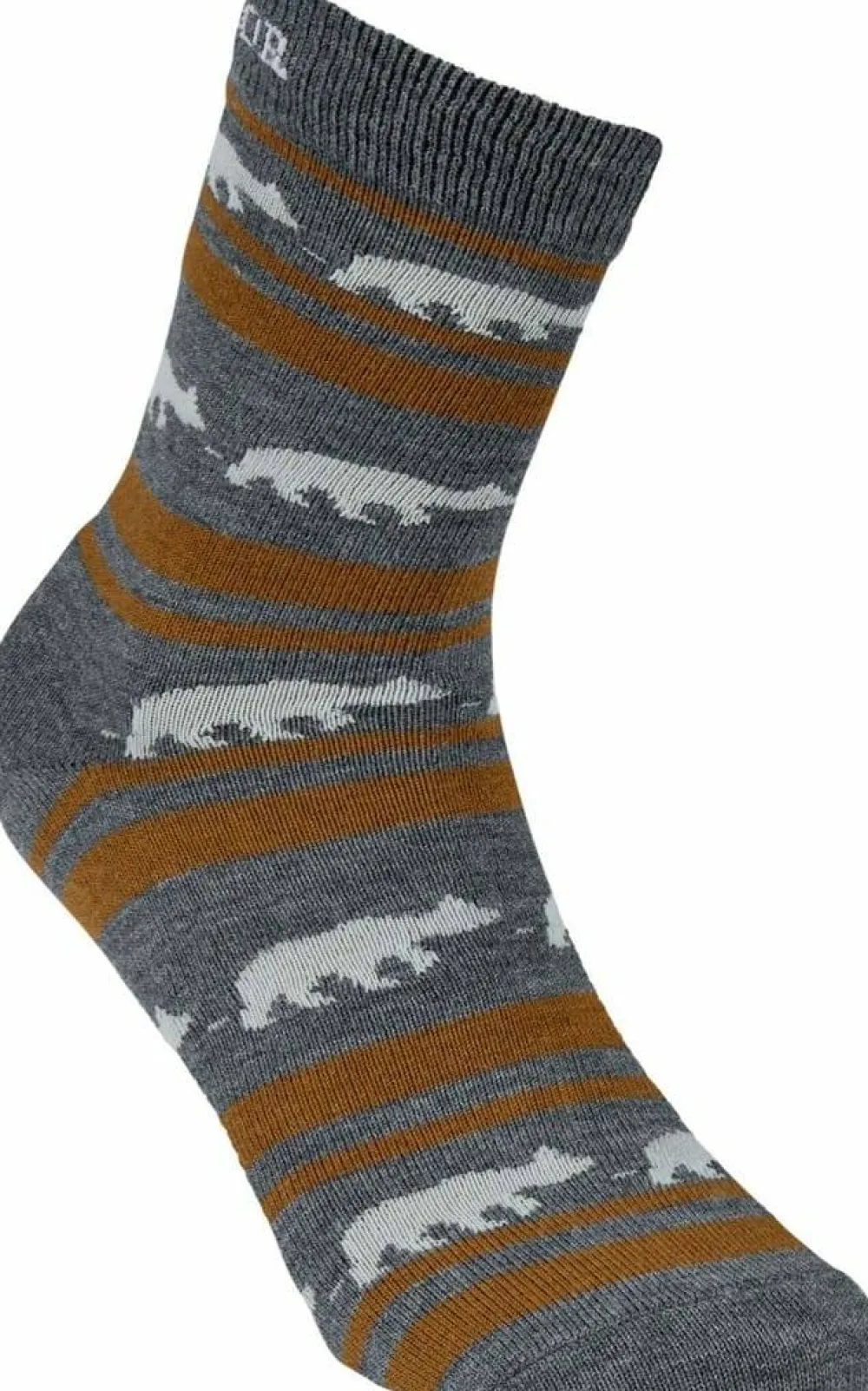 Online Striped Bear Merino Socks Herrstrumpor