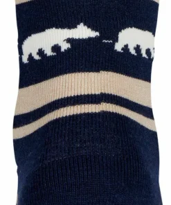 Sale Striped Bear Merino Socks Damstrumpor