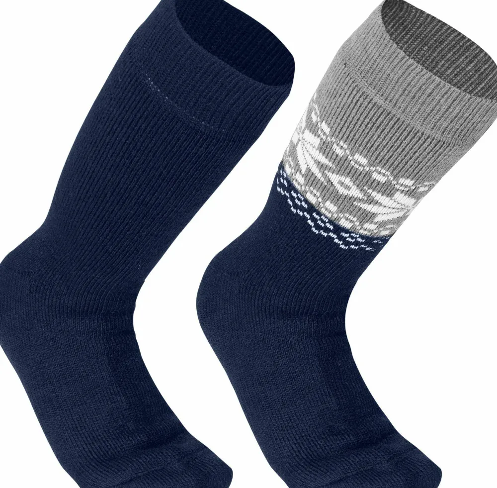 Gridarmor Unisex Alpacka Wool Heritage Socks 2-pack Navy Blazer Discount