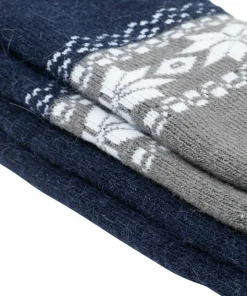 Gridarmor Unisex Alpacka Wool Heritage Socks 2-pack Navy Blazer Discount
