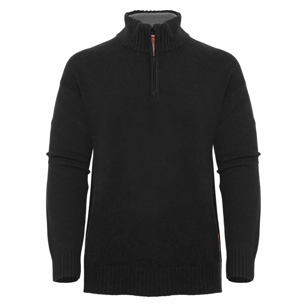 Gridarmor Women's Snøkrystall Solid Hz Ullgenser Black Beauty Hot