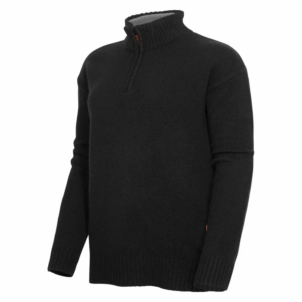 Gridarmor Women's Snøkrystall Solid Hz Ullgenser Black Beauty Hot