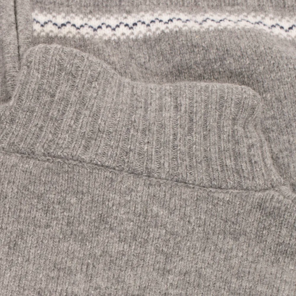 Gridarmor Women's Snøstjerne Full Zip Ullgenser Mid Grey Melange New