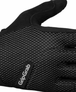 Gripgrab Descent Insidegrip™ Full Finger Summer Gloves Black Best