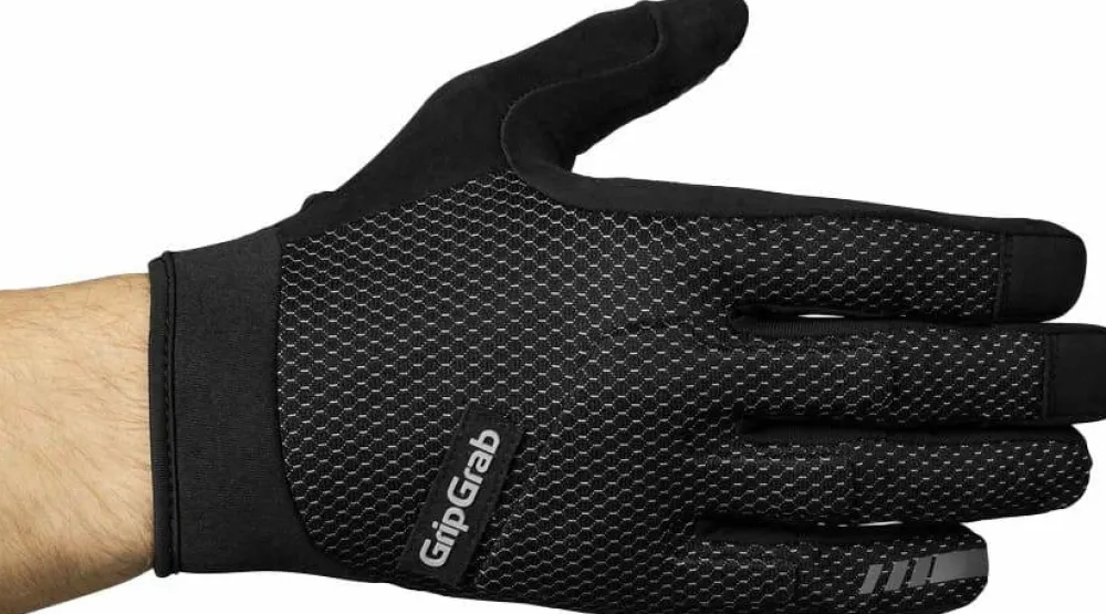 Gripgrab Descent Insidegrip™ Full Finger Summer Gloves Black Best