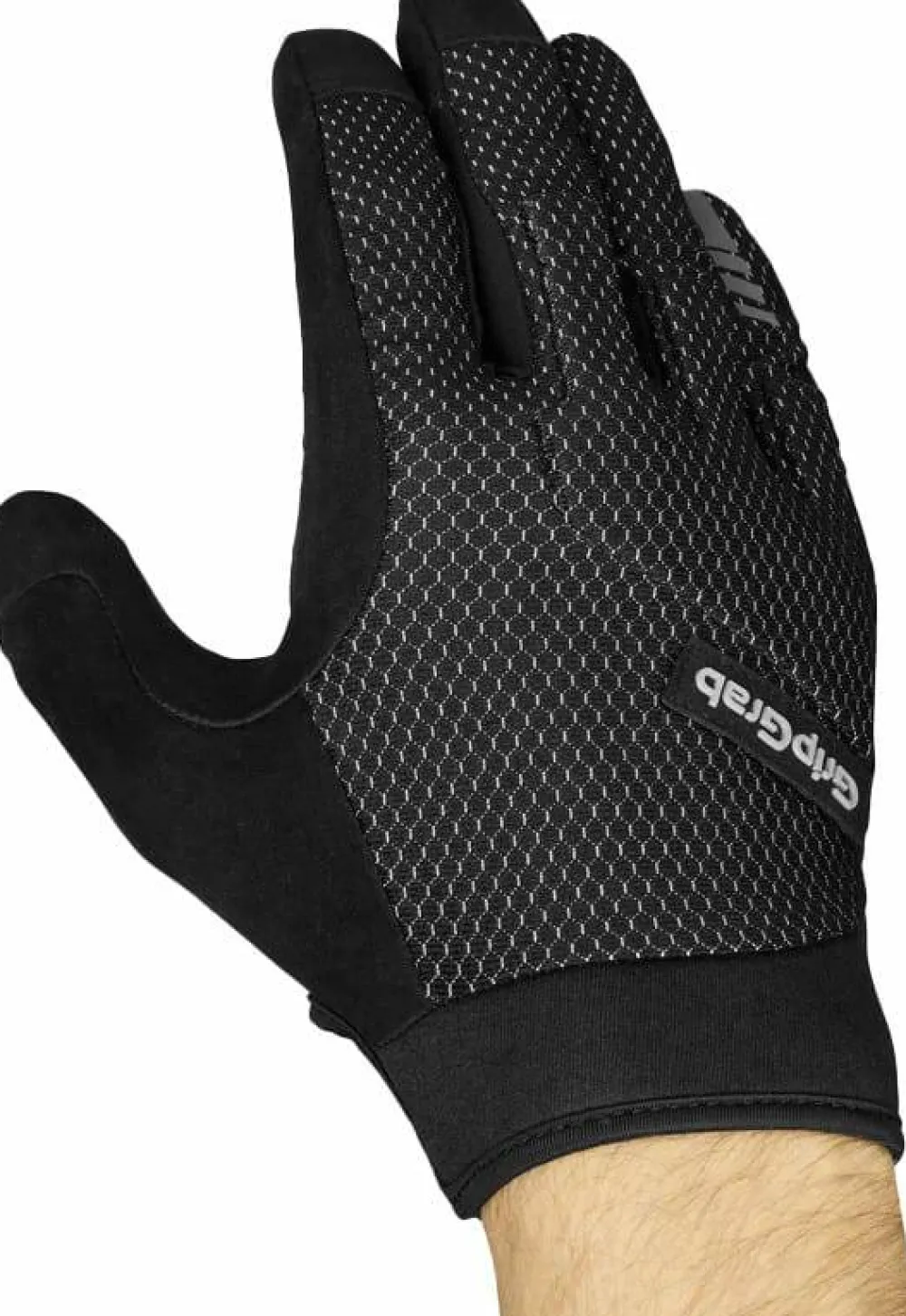 Gripgrab Descent Insidegrip™ Full Finger Summer Gloves Black Best
