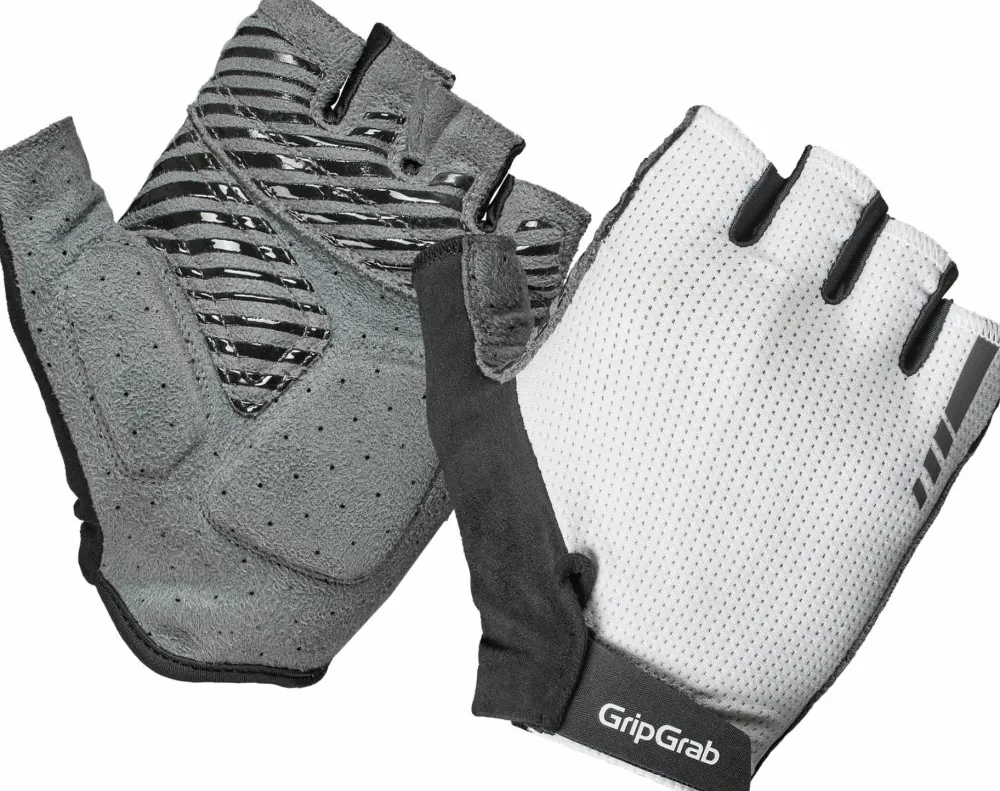 Gripgrab Expert RC Max Padded Short Finger Summer Gloves White Outlet