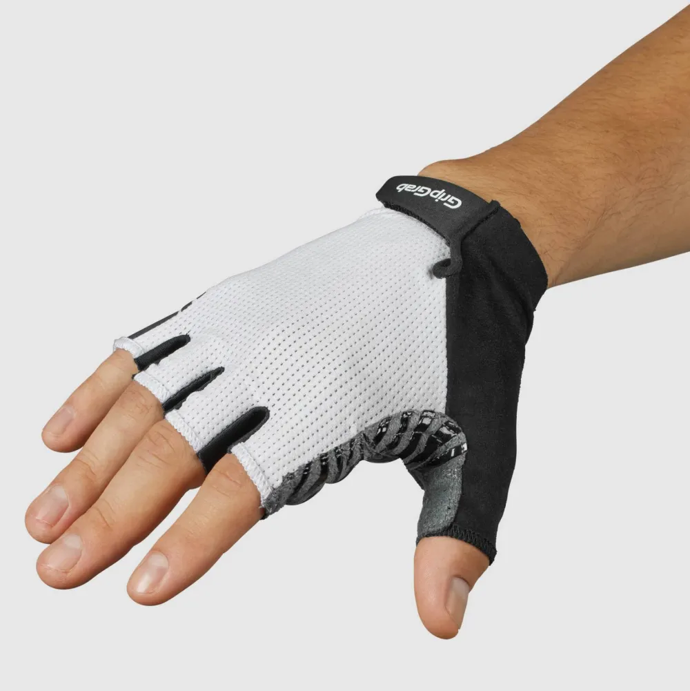 Gripgrab Expert RC Max Padded Short Finger Summer Gloves White Outlet