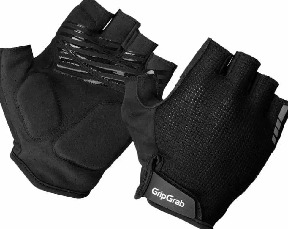 Gripgrab Explr Padded Short Finger Summer Gloves Black