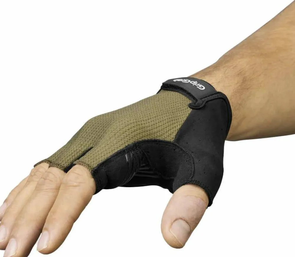 Gripgrab Explr Padded Short Finger Summer Gloves Olive Green Best