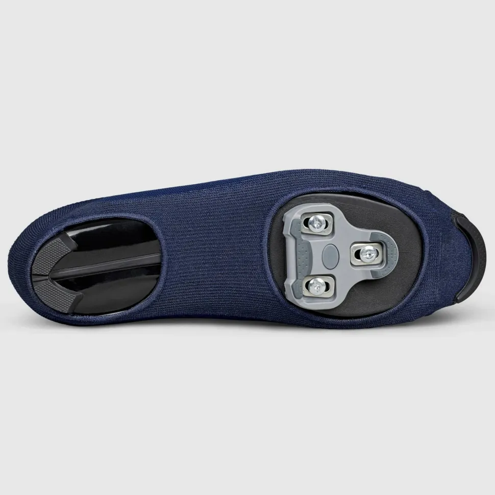Gripgrab Flandrien Waterproof Knitted Road Shoe Covers Navy Blue