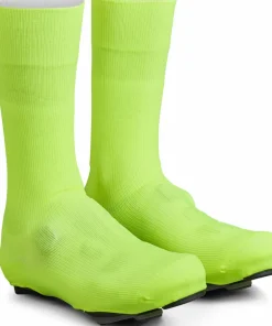 Gripgrab Flandrien Waterproof Knitted Road Shoe Covers Yellow Hi-Vis