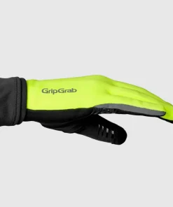 Gripgrab Insulator 2 Hi-Vis Spring-Autumn Gloves Yellow Hi-Vis