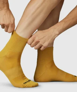 Gripgrab Lightweight SL Short Summer Socks Mustard Yellow Clearance
