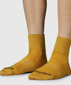 Gripgrab Lightweight SL Short Summer Socks Mustard Yellow Clearance