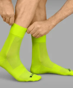 Gripgrab Lightweight SL Socks Yellow Hi-vis Clearance