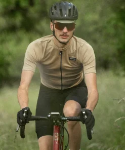 Gripgrab Men's GripGrab EXPLR Merinotech Short Sleeve Jersey Beige