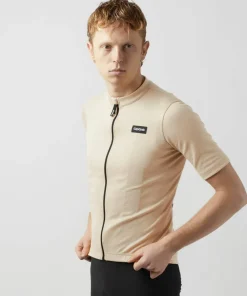 Gripgrab Men's GripGrab EXPLR Merinotech Short Sleeve Jersey Beige