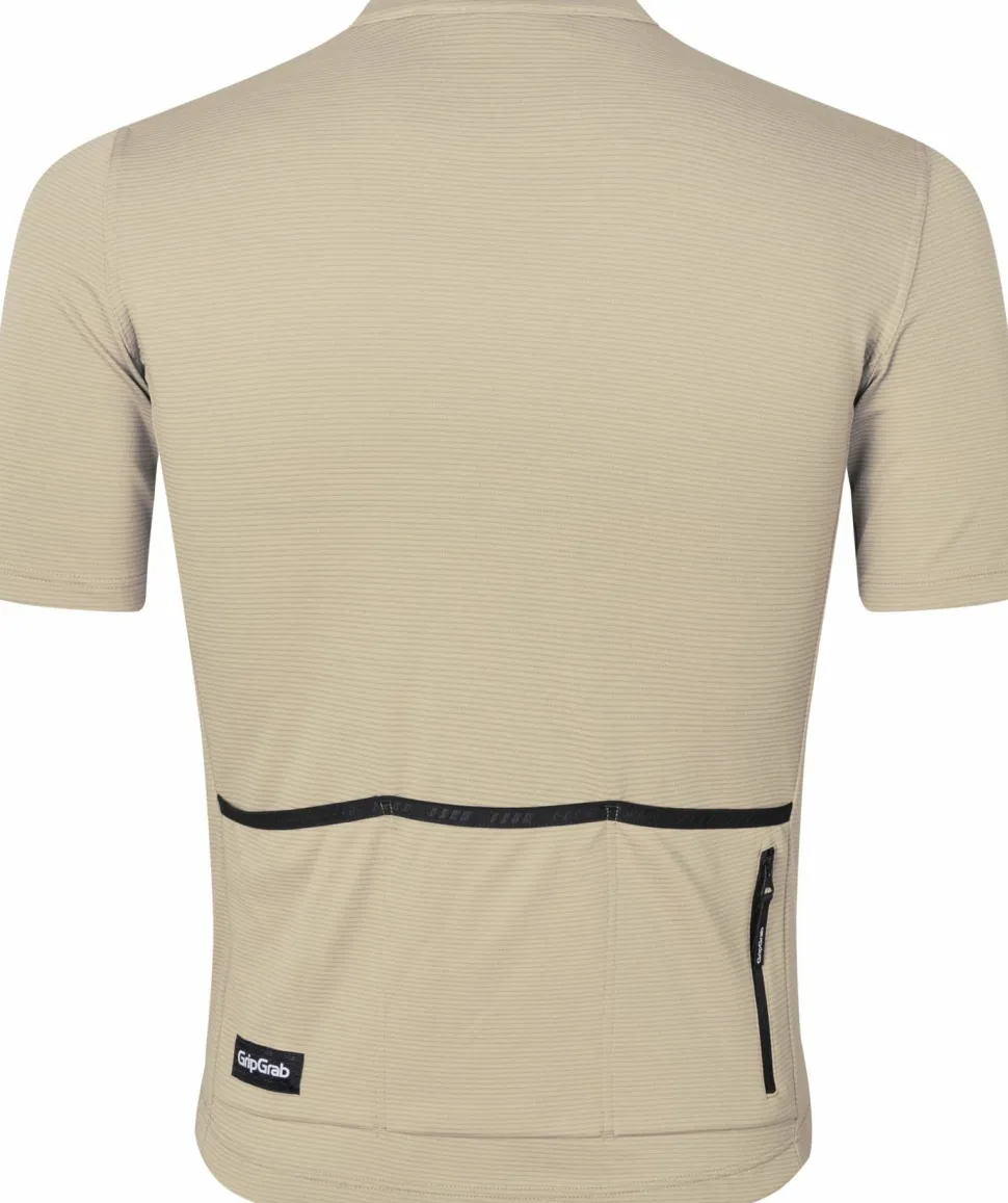 Gripgrab Men's GripGrab EXPLR Merinotech Short Sleeve Jersey Beige
