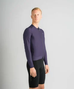 Gripgrab Men's Pacr Long Sleeve Jersey Purple