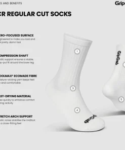 Clearance PACR Regular Cut Socks Damstrumpor
