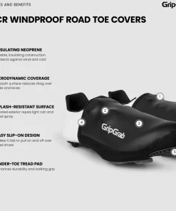 Hot PACR Windproof Toe Covers Skotillbehör Herr