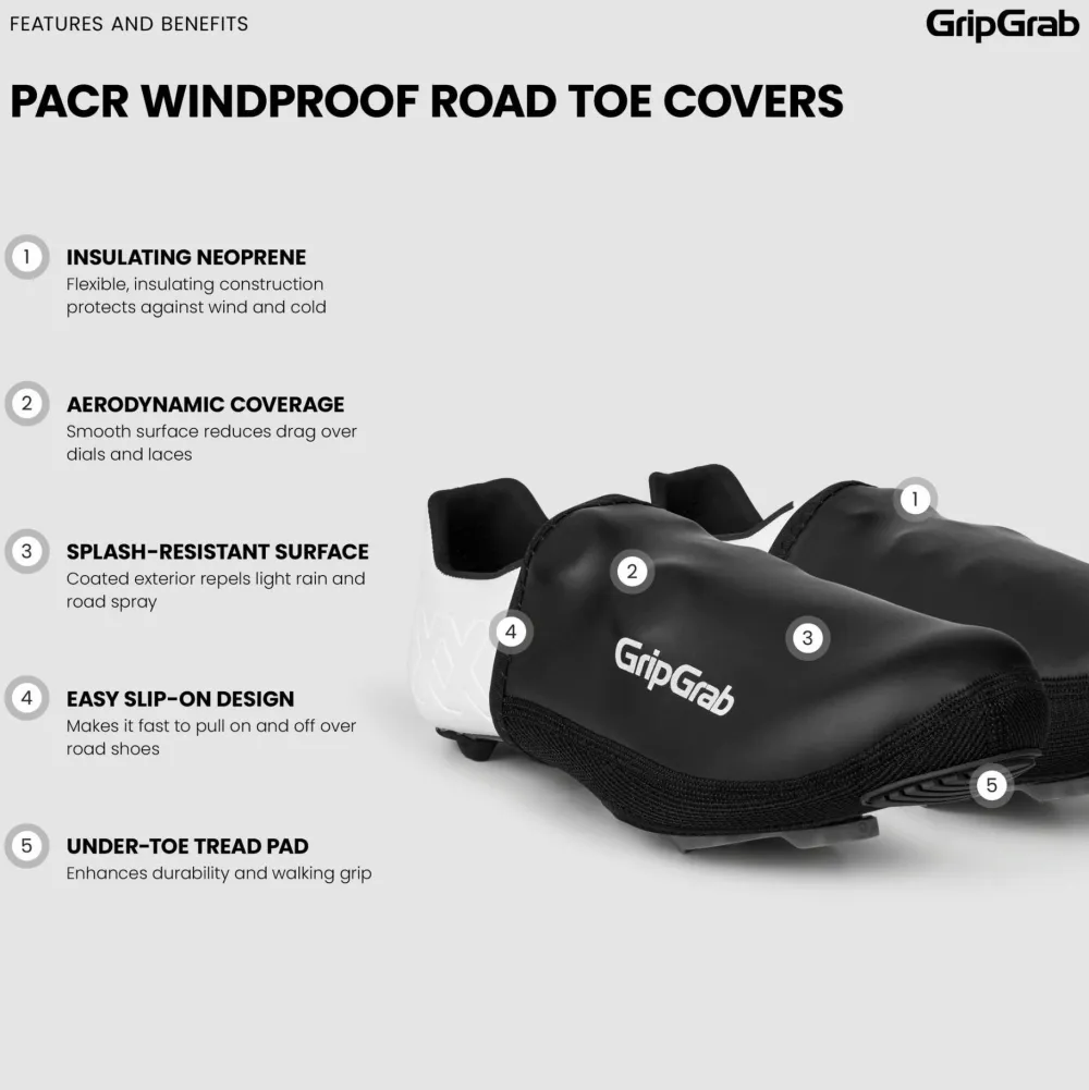 Hot PACR Windproof Toe Covers Skotillbehör Herr