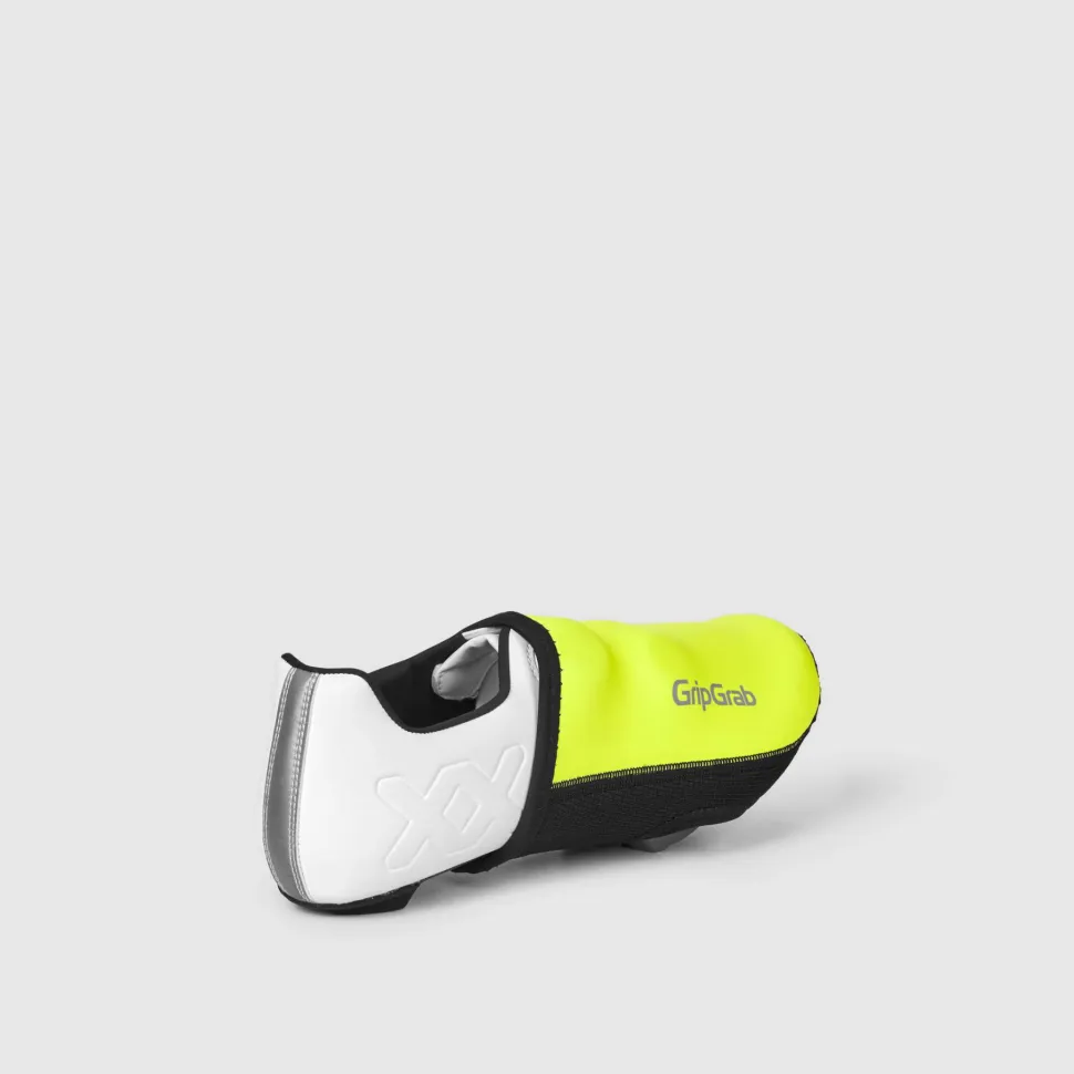 Gripgrab PACR Windproof Toe Covers Yellow Hi-vis