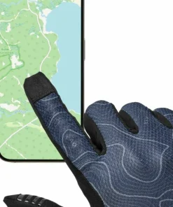 Gripgrab Rebel Full Finger Summer Gloves Navy Blue
