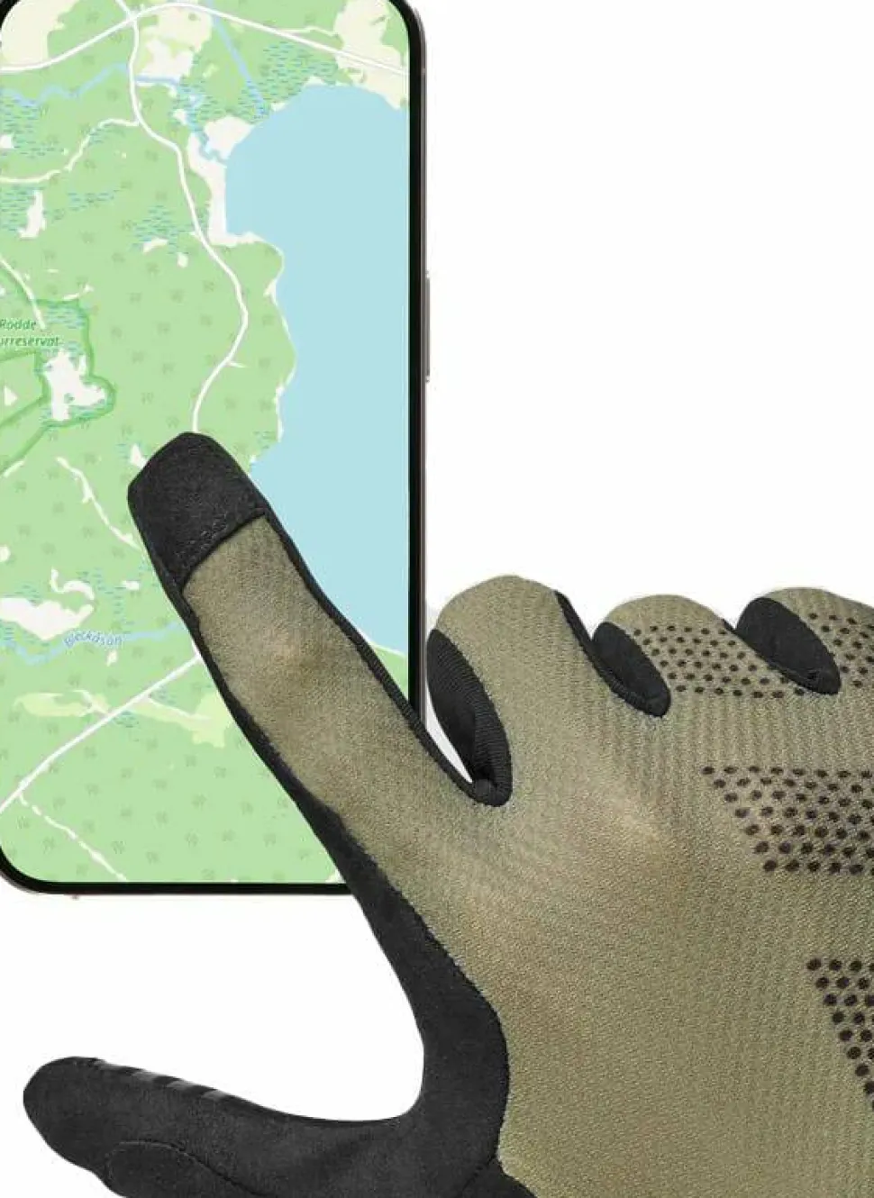 Gripgrab Ride Lite Padded Full Finger Summer Gloves Olive Green