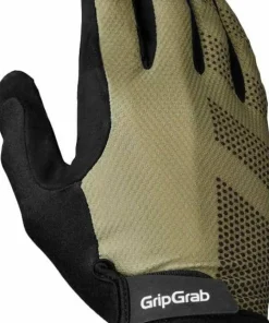 Gripgrab Ride Lite Padded Full Finger Summer Gloves Olive Green