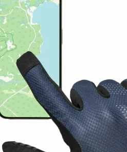 Gripgrab Ride Lite Padded Full Finger Summer Gloves Navy Blue Discount