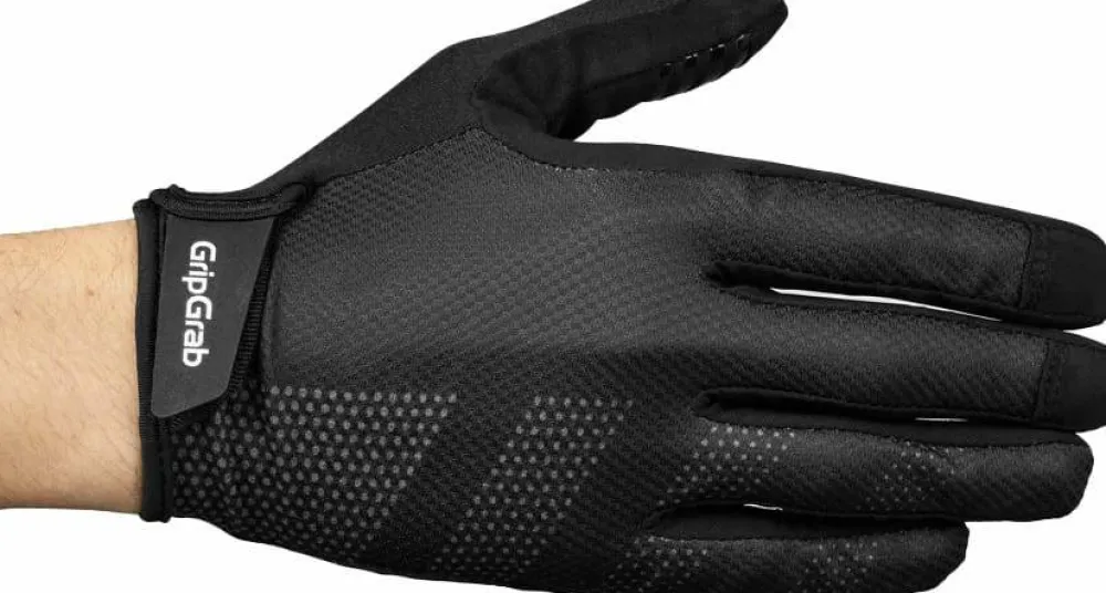 Gripgrab Ride Lite Padded Full Finger Summer Gloves Black