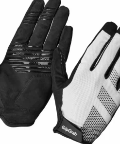 Gripgrab Ride Lite Padded Full Finger Summer Gloves White Hot
