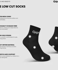 Online RIDE Low Cut Socks 3-Pack Herrstrumpor|Träningskläder Herr