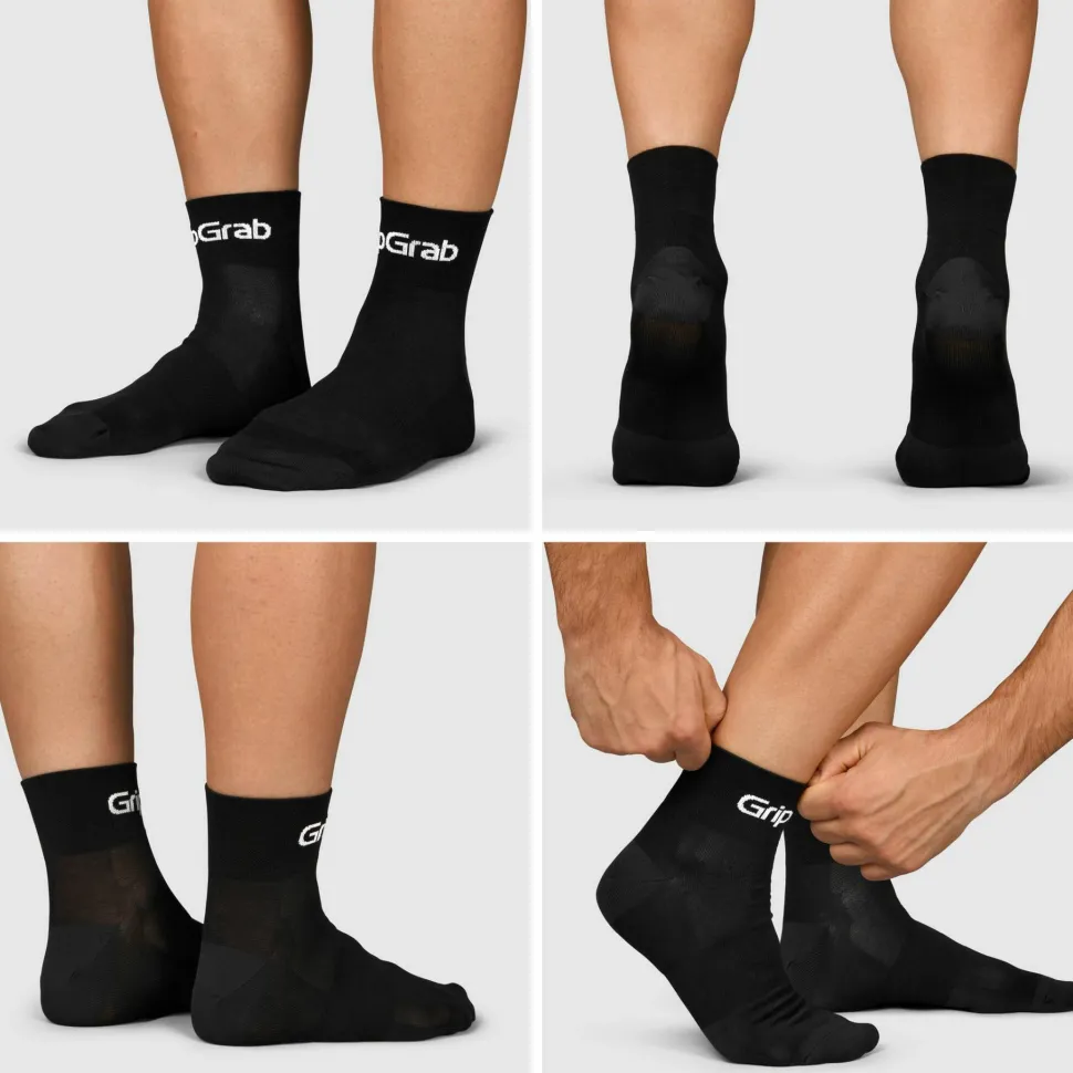 Gripgrab RIDE Low Cut Socks 3-Pack Black