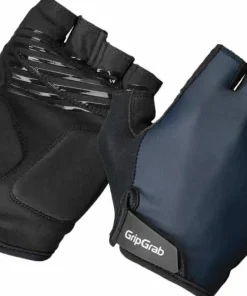 Gripgrab Ride Padded Short Finger Summer Gloves Navy Blue Hot