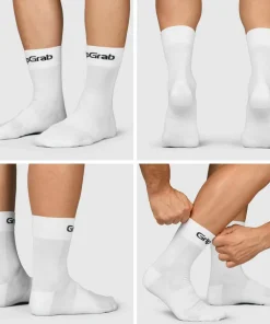 Gripgrab RIDE Regular Cut Socks 3-Pack White Best