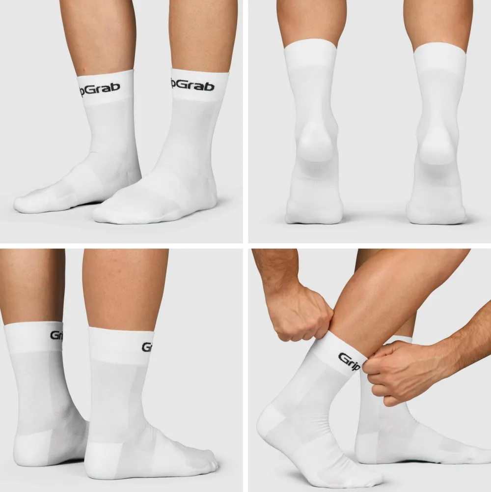 Gripgrab RIDE Regular Cut Socks 3-Pack White Best