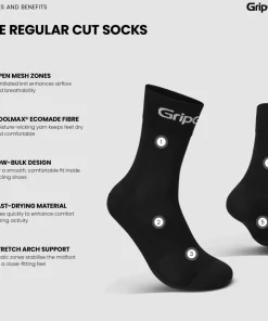 Online RIDE Regular Cut Socks 3-Pack Herrstrumpor