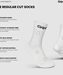 Hot RIDE Regular Cut Socks 3-Pack Herrstrumpor|Cykling