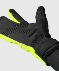 Gripgrab Ride Windproof Deep Winter Lobster Gloves Yellow Hi-Vis New