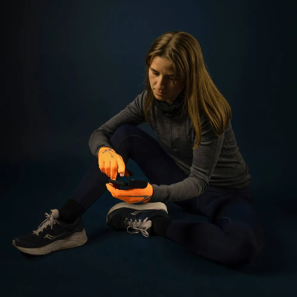 Running Expert Hi-Vis Touchscreen Winter Gloves Handskar & Vantar Dam