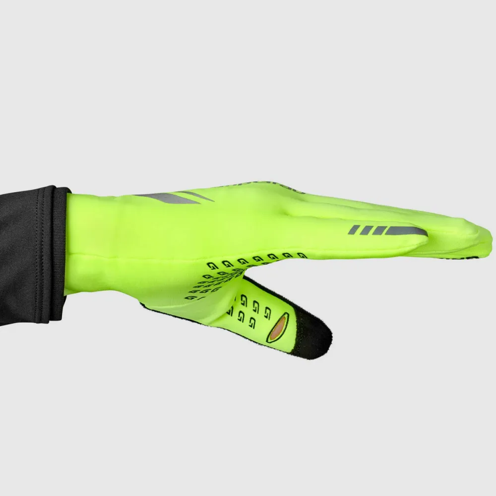 Gripgrab Running Expert Hi-Vis Touchscreen Winter Gloves Yellow Hi-Vis Fluo Yellow Online